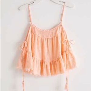 Woven Flowy Tank